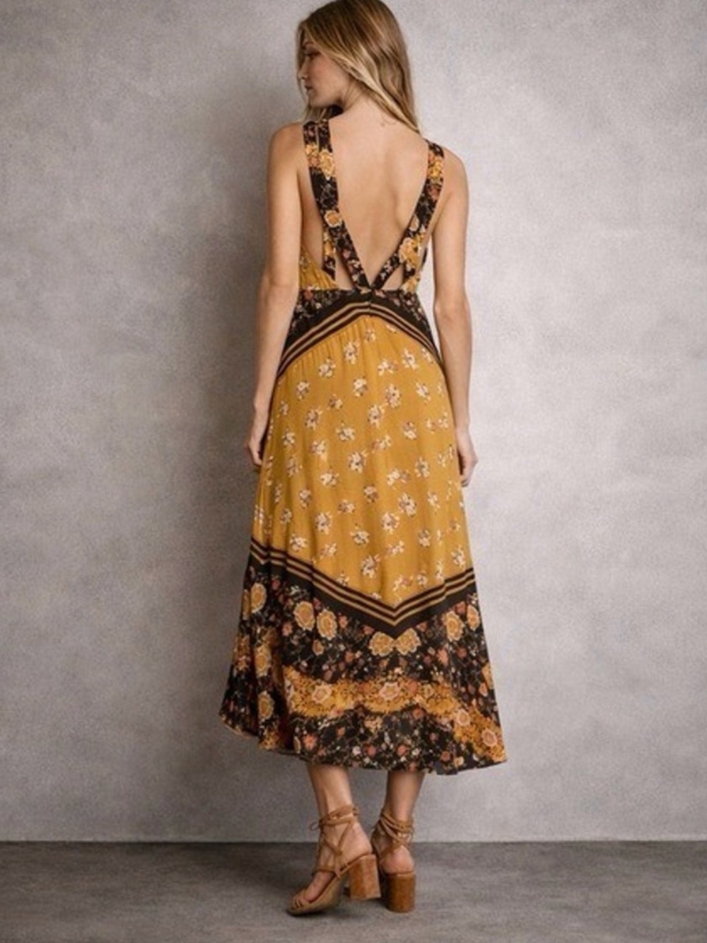 Free People Sunrise Oblivion Cut-Out Dress - Picture 2 of 5